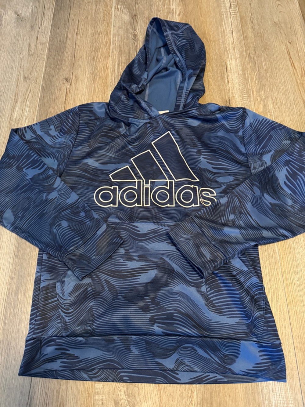 Boy’s Navy and Dark Blue Camo Hoodie